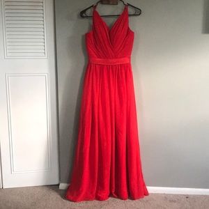 Formal dress, red great for black tie wedding